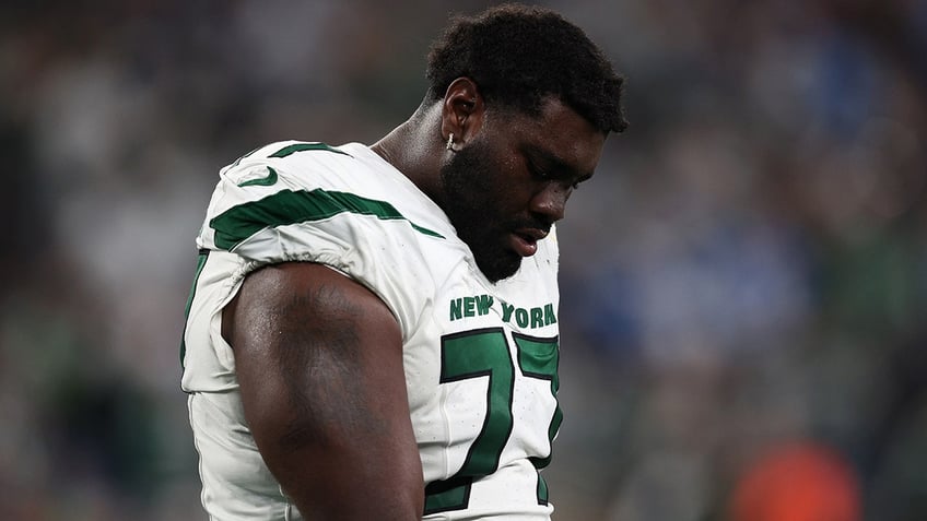 Mekhi Becton after game