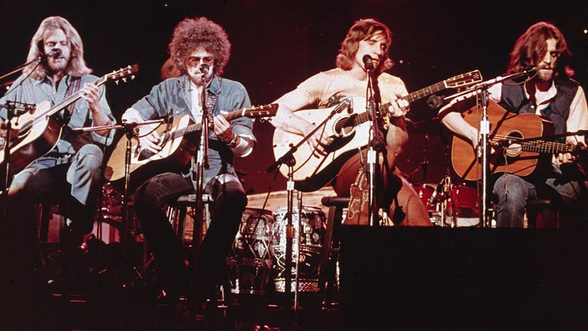 The Eagles performing in 1979