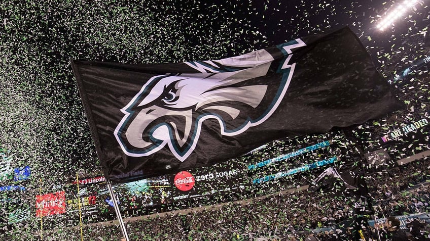 Eagles flag flies