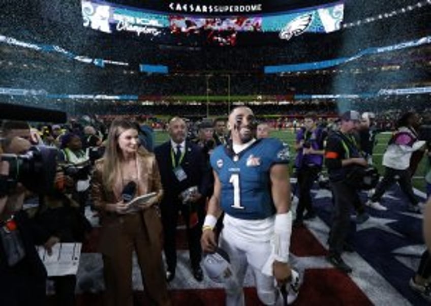 Eagles quarterback Jalen Hurts, fresh off Super Bowl MVP, yet to arrive