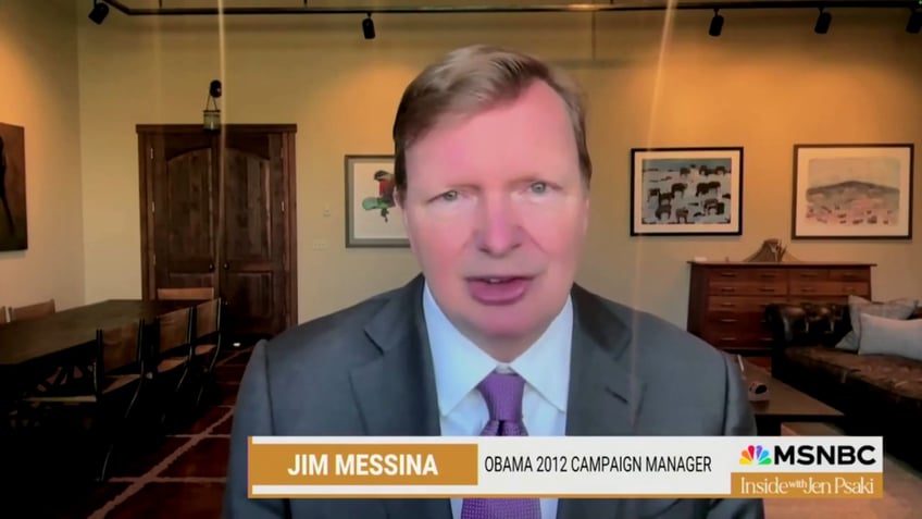 Obama 2012 campaign manager Jim Messina on MSNBC Sunday.