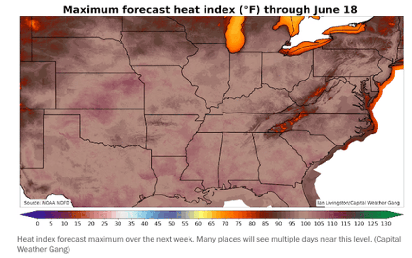 east coast heat dome to usher in surge of climate doom headlines 