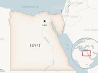 Egyptian officials say 17 people are missing after a tourist yacht sank in high waves on Red Sea