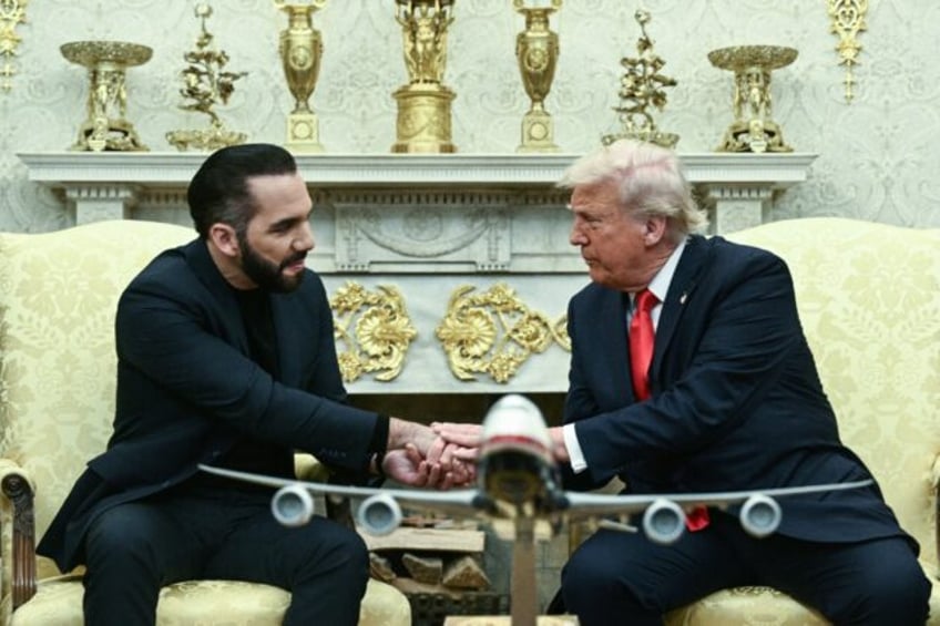 US President Donald Trump has encouraged Salvadoran President Nayib Bukele to build more j
