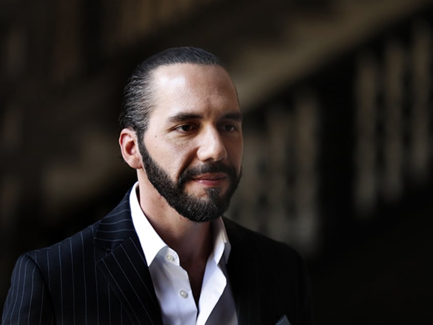 El Salvador's President Nayib Bukele speaks to the press at Mexico's National Palace after meeting with the President Andres Manuel Lopez Obrador in Mexico City, March 12, 2019. El Salvador’s president has threatened Tuesday, April 6, 2022, that he will cut off food for imprisoned members of street gangs if they “unleash a wave of crimes.” (AP Photo/Marco Ugarte, File)