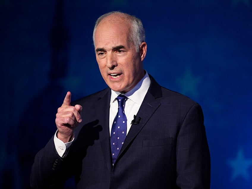 Pennsylvania Senate candidate Sen. Bob Casey, D-Pa., takes part in a debate at the WPVI-TV