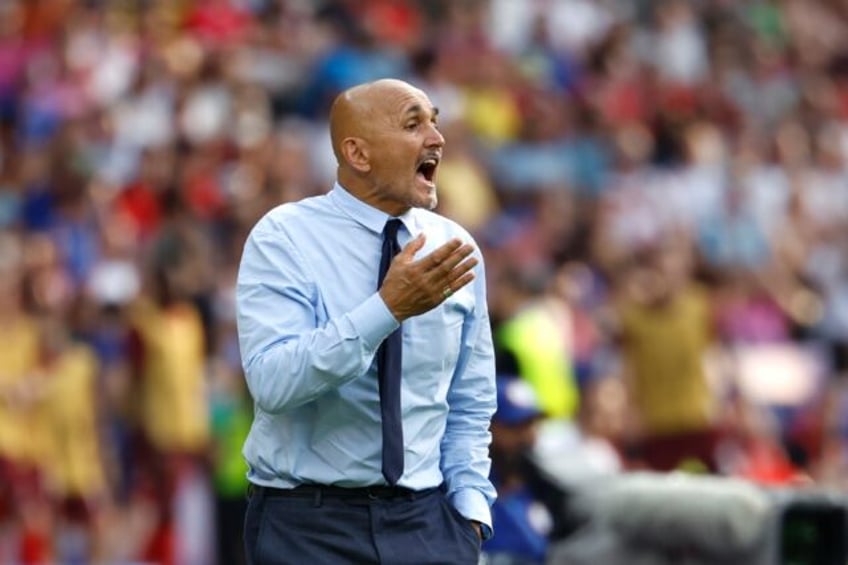 Italy coach Luciano Spalletti said his team lacked the intensity to play against Switzerla