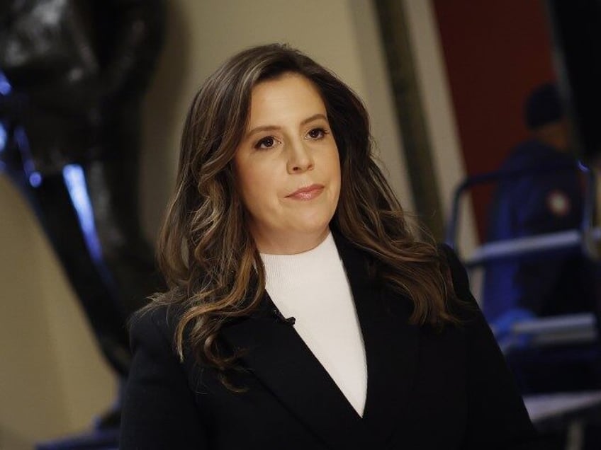 House Republican Conference Chairwoman Rep. Elise Stefanik (R-NY) speaks during a televisi