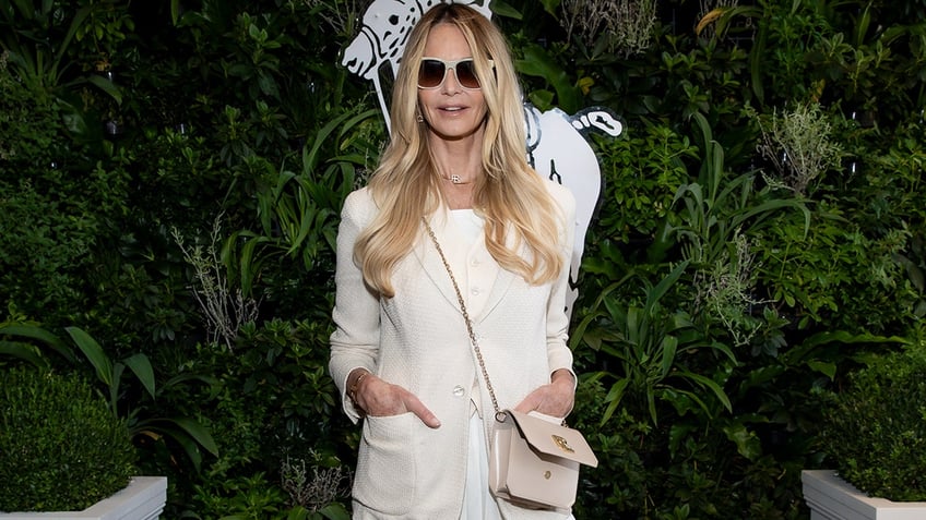 Elle Macpherson at the Ralph Lauren fashion show