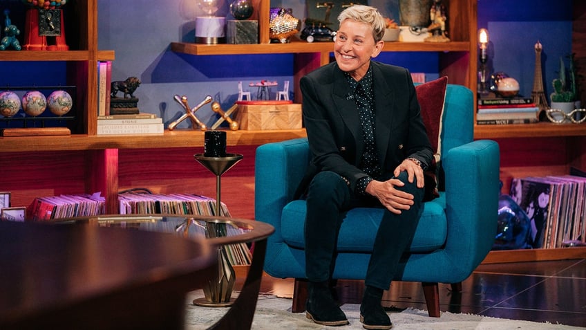 Ellen DeGeneres sits for talk show