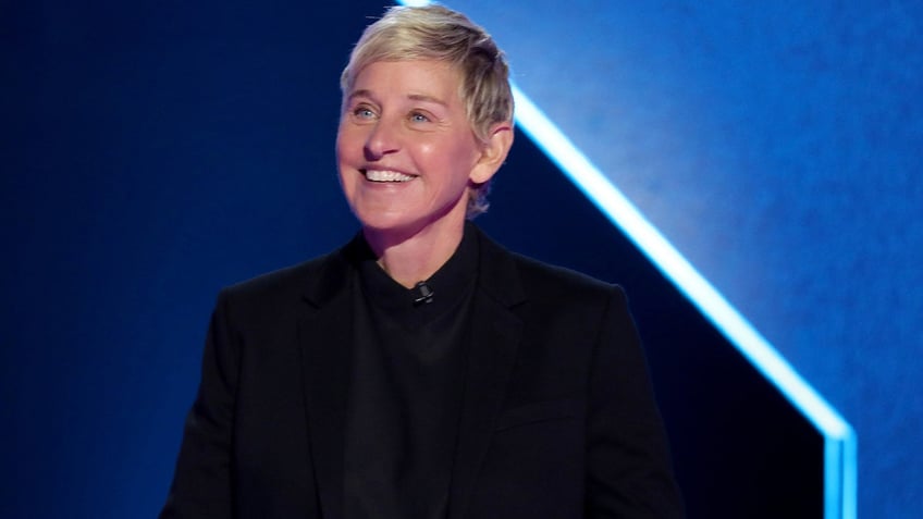 Ellen Degeneres hosting the game show "Ellen's Game of Games."