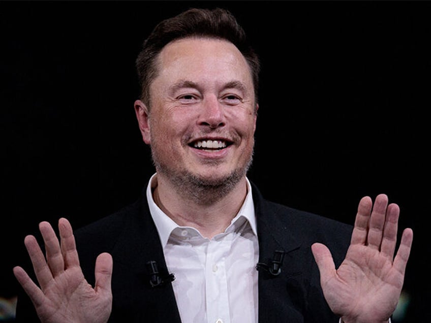 SpaceX, Twitter and electric car maker Tesla CEO Elon Musk attends an event during the Vivatech technology startups and innovation fair at the Porte de Versailles exhibition centre in Paris, on June 16, 2023. (JOEL SAGET/AFP via Getty Images)