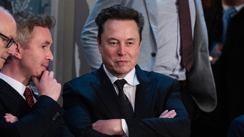 Musk at Netanyahu Congress address