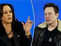 Elon Musk rips into Kamala Harris for 'lying' about Trump's abortion position