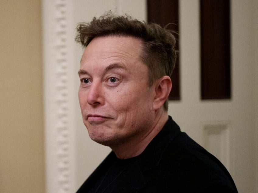White House Senior Adviser to the President and Tesla and SpaceX CEO Elon Musk departs the