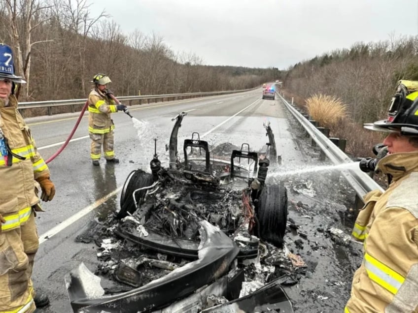 Pennsylvania Tesla fire