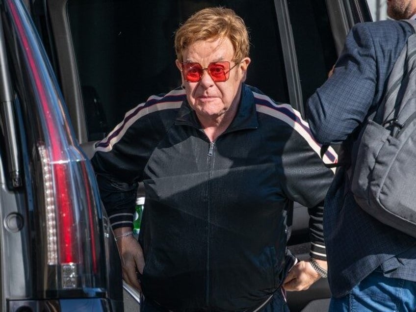 elton john 76 hospitalized in france after falling at home