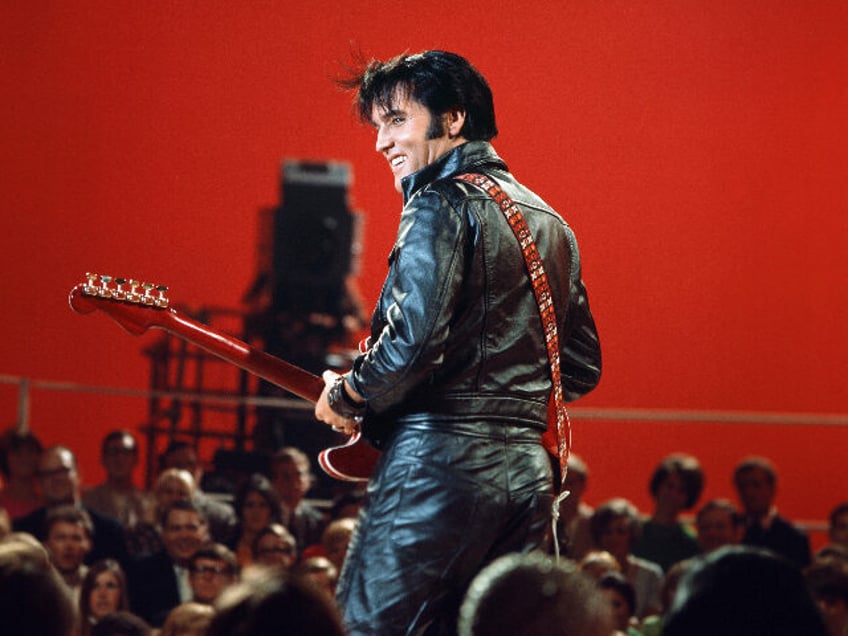 ELVIS: '68 COMEBACK SPECIAL -- Pictured: Elvis Presley during his '68 Comeback Special on NBC -- (Photo by: Frank Carroll/Gary Null/NBC/NBCU Photo Bank)