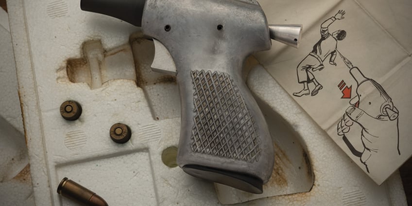 elvis presleys revolver plus rare spy guns to hit auction block in illinois see the photos