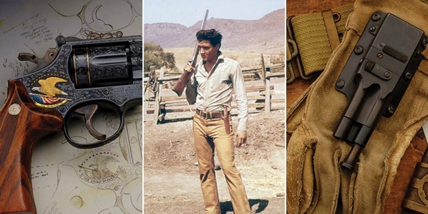 elvis presleys revolver plus rare spy guns to hit auction block in illinois see the photos