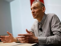 Emaciated after 5 years in prison, Belarusian dissident Tsikhanouski vows to fight on