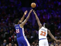 Embiid’s 50 points propel Sixers over Knicks, Magic rout Cavs