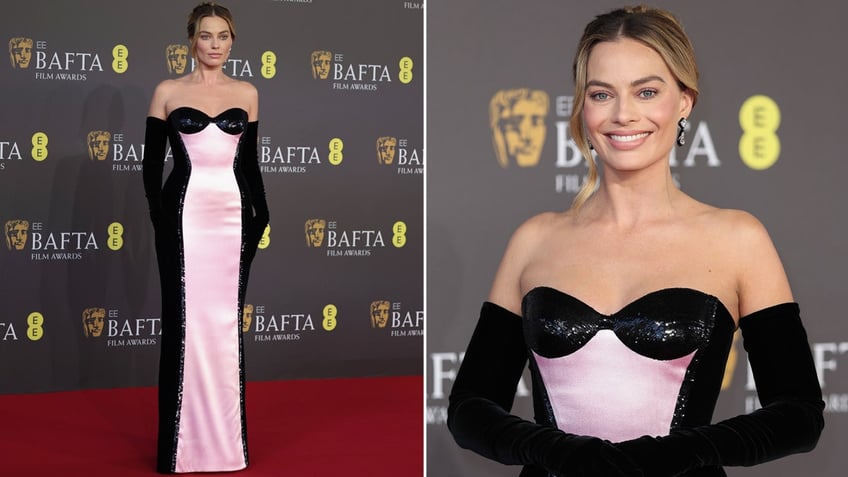 Margot Robbies at the BAFTAs