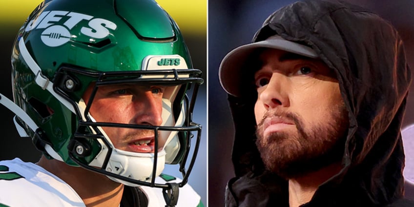 eminem salutes jets rookie after ode to legendary rapper on hard knocks goes viral