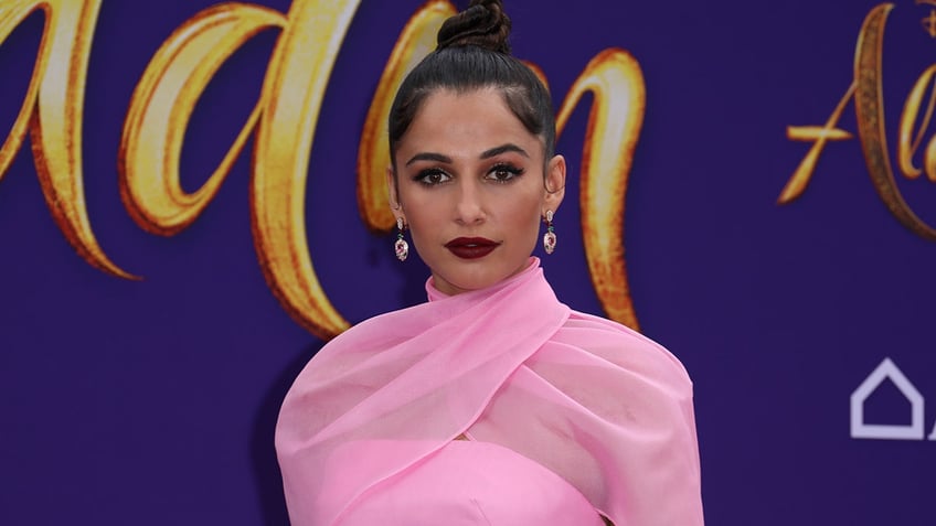 Naomi Scott at the "Aladdin" premiere