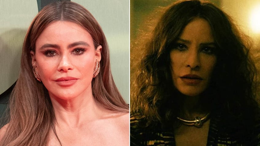 sofia vergara and "griselda" split image