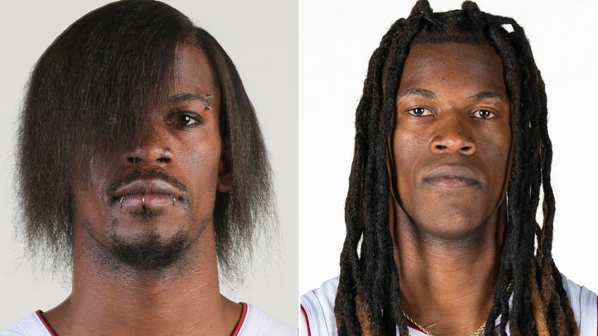 emo jimmy butler sports new hairstyle at heat media day