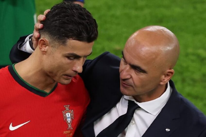 Portugal striker Cristiano Ronaldo and coach Roberto Martinez were ousted by France in the