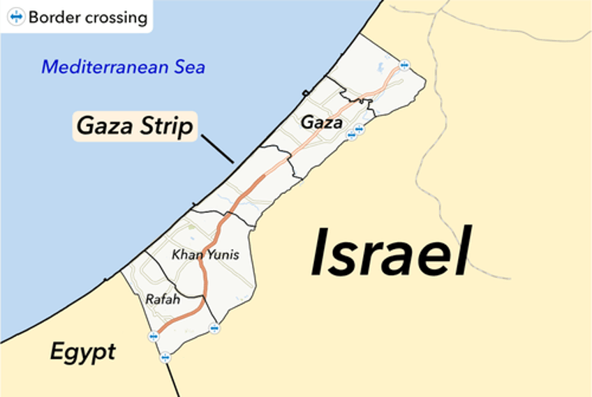 Gaza Map