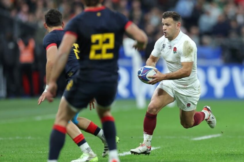 Danny Care during the 2023 Rugby World Cup third place play off