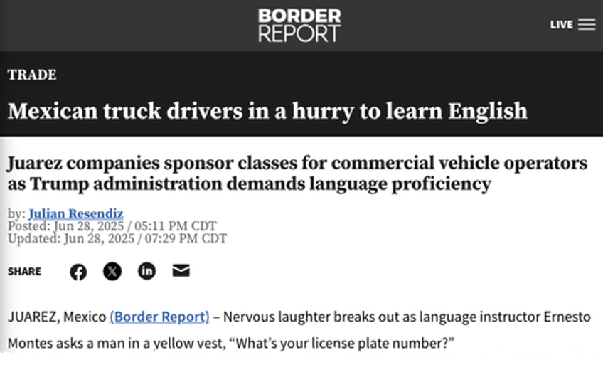 english trucking rule takes effect federal probe begins of sanctuary state migrant cdl pipeline 
