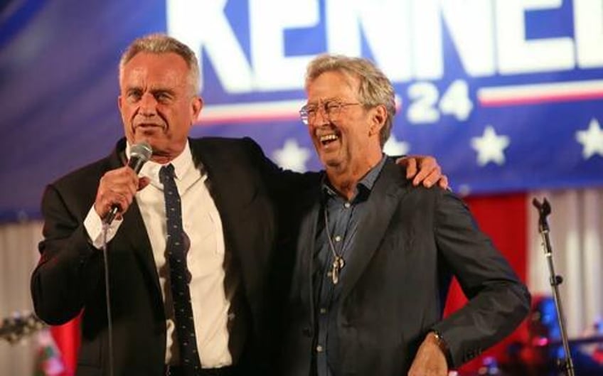 eric clapton helps rfk jr raise 22 million at los angeles fundraiser