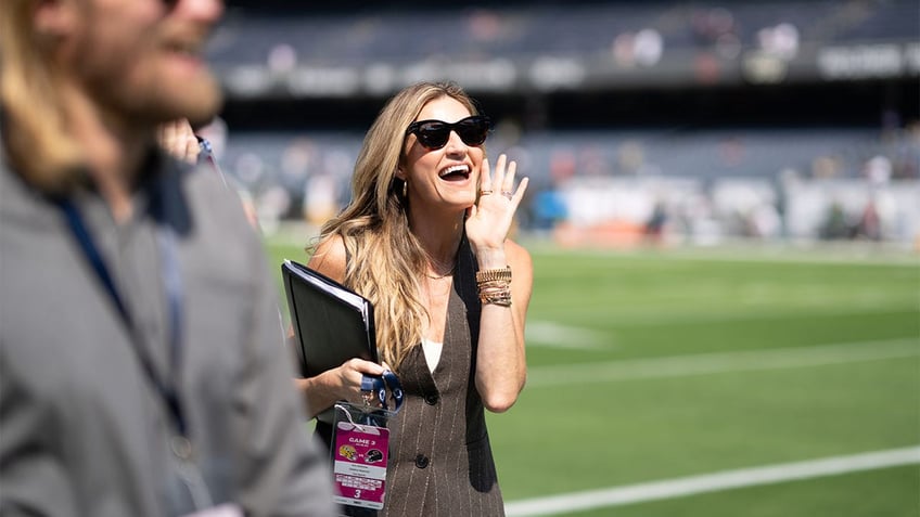 Erin Andrews smiles