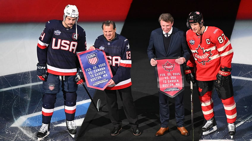 4 Nations pregame ceremony