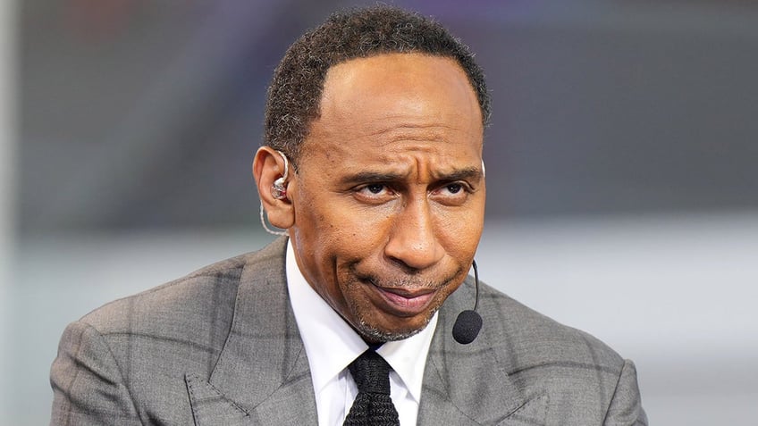 Stephen A Smith at Clippers arena