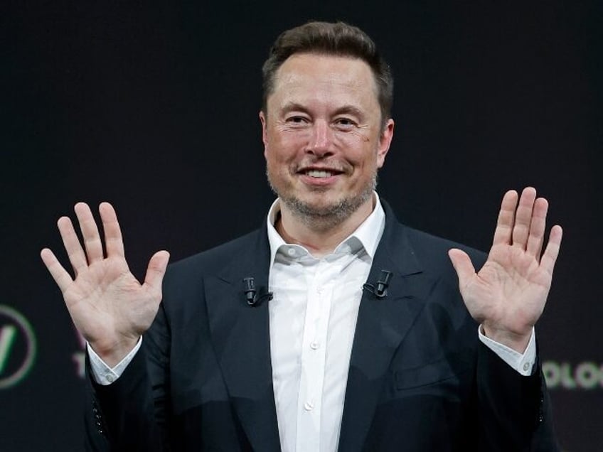 Elon Musk with a grin