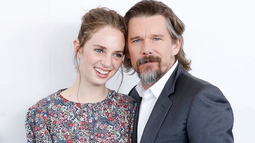 ethan hawke addresses directing daughter mayas sex scenes in new film i couldnt care less