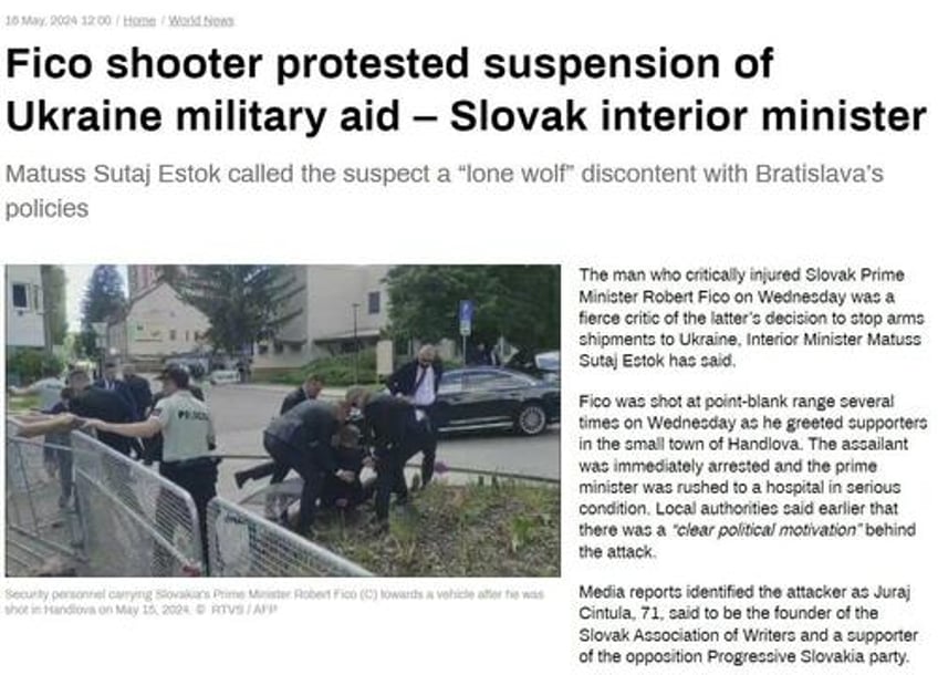 eu actively monitoring fake news on slovak prime minister assassination attempt