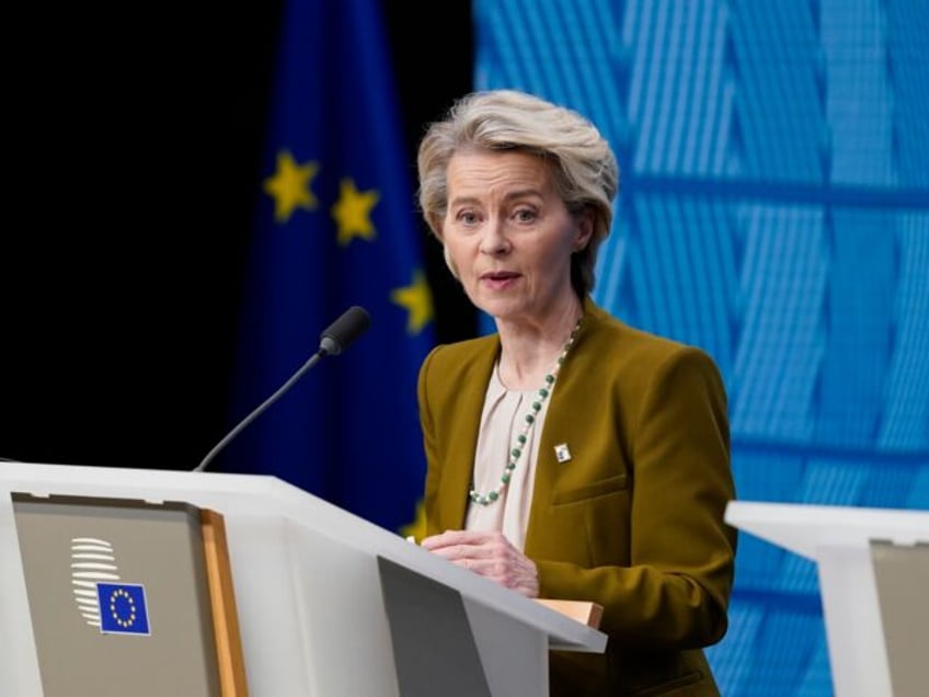 BRUSSELS, BELGIUM - MARCH 20: European Commission President Ursula von der Leyen of German