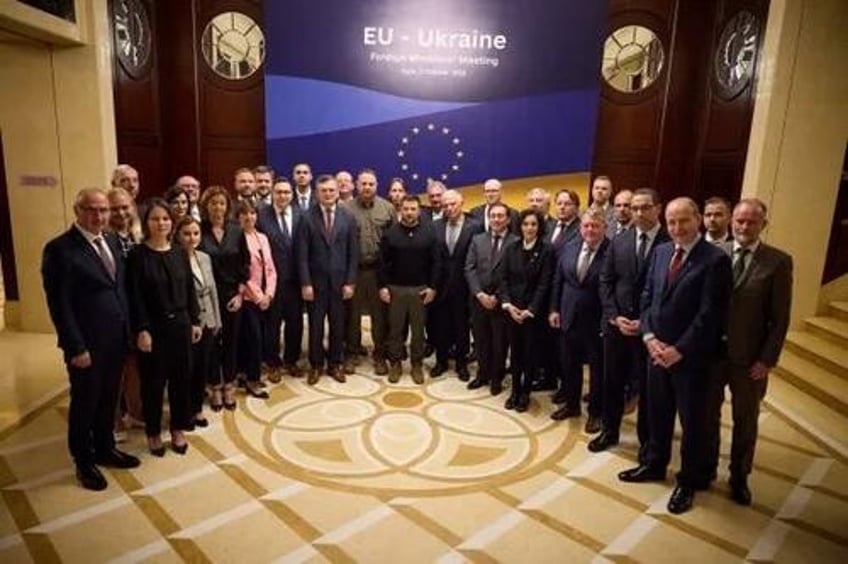 eu pledges lasting support at historic kiev meeting as america steps back