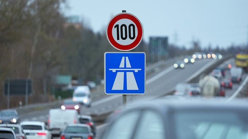 German Speed Limit Sign