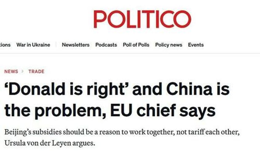europe admits trump is right china is the problem as beijing unleashes global ev dump