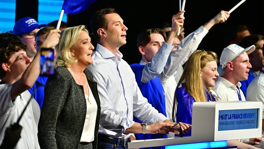 Marine Le Pen And Jordan Bardella ahead Of European Elections