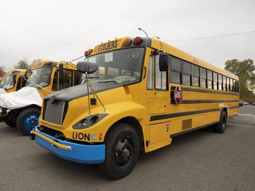 EV school bus built in Canada