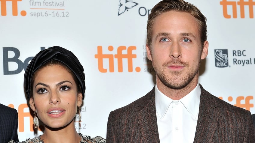 Eva Mendes and Ryan Gosling at the Toronto International Film Festival