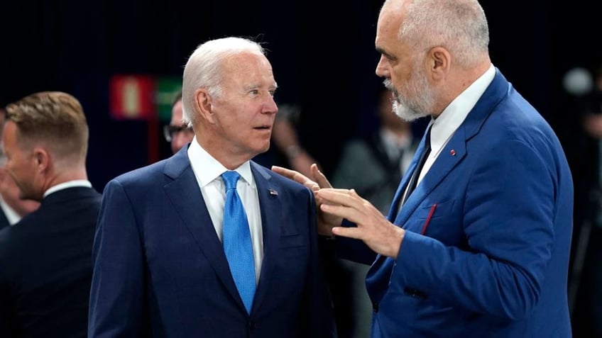 President Biden meets Albanian PM Edi Rama.